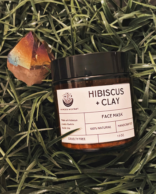 Hibiscus + Clay Mask